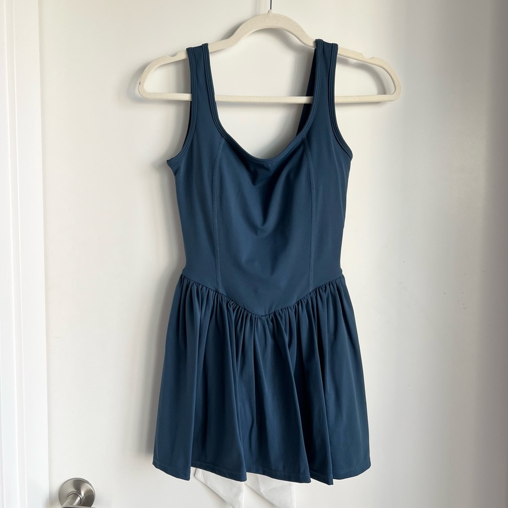 Navy Athletic Skater Dress
